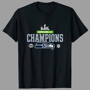 2025 Seattle Seahawks Super Bowl LX Champions TShirt  73